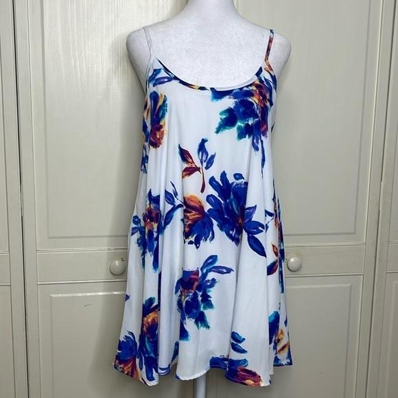 Show Me Your Mumu Women’s Bella Dress Petal Paint Size M Low Back Short Mini - Picture 1 of 10